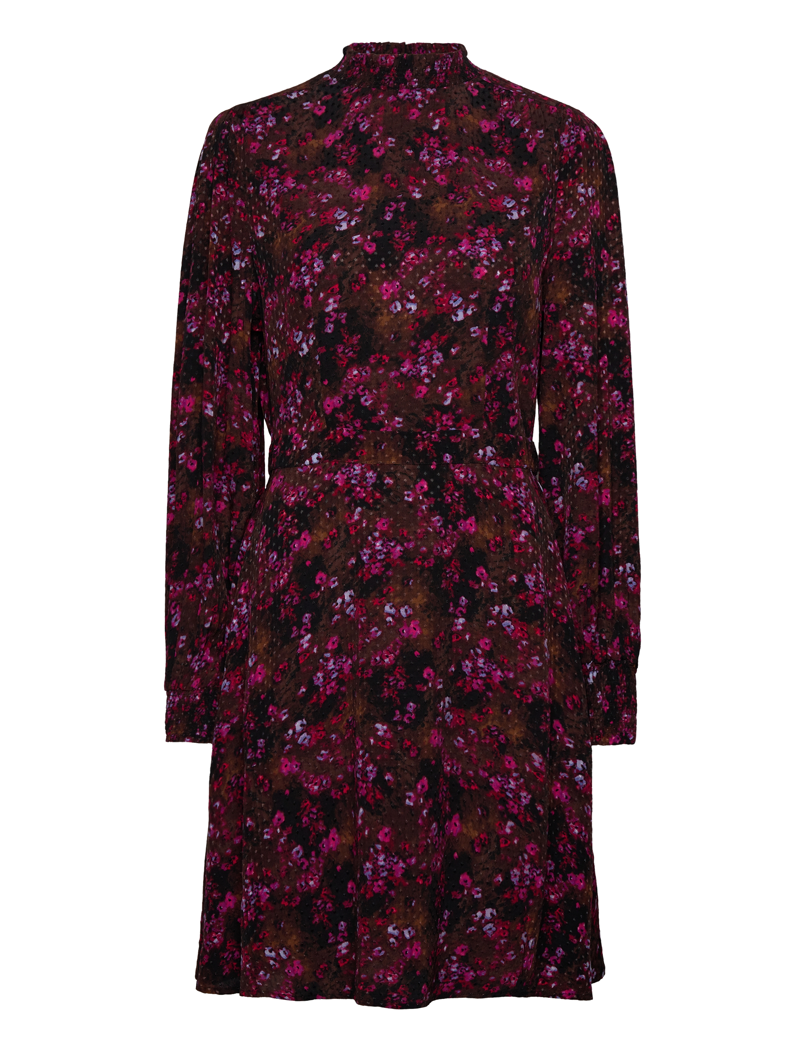 Selected SLFCLOVER LS SHORT DRESS B - Clothing - JAVA / red