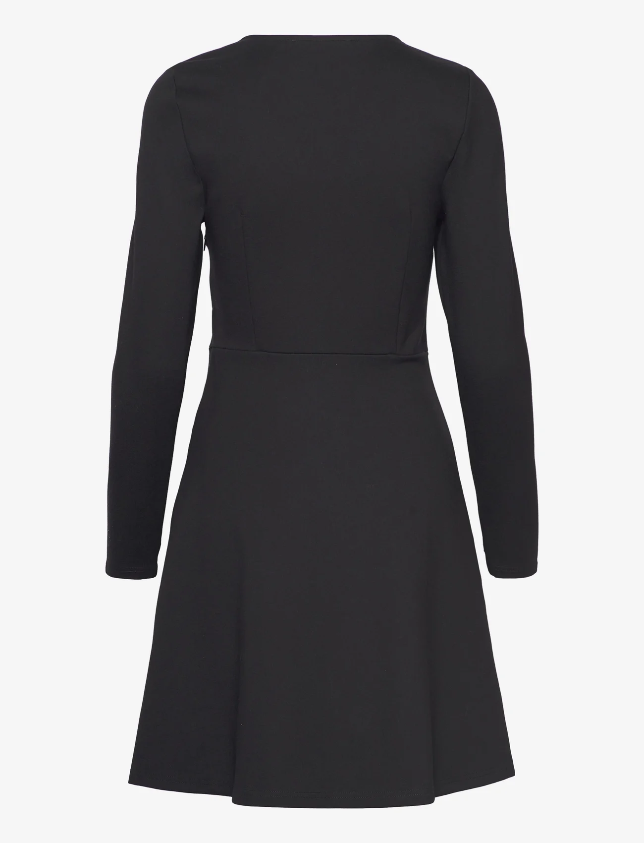 Selected Femme - SLFMAXINE LS SHORT DRESS - lyhyet mekot - black - 1