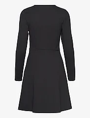 Selected Femme - SLFMAXINE LS SHORT DRESS - lyhyet mekot - black - 1