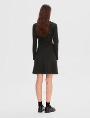 Selected Femme - SLFMAXINE LS SHORT DRESS - lyhyet mekot - black - 3