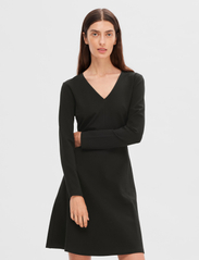 Selected Femme - SLFMAXINE LS SHORT DRESS - lyhyet mekot - black - 5
