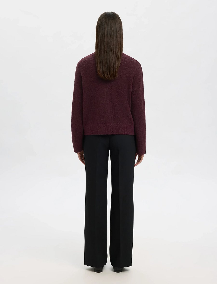 Selected - SLWSIA RAS LS KNIT ZIPPER CARDIGAN NOOS - gilets - fig - 2