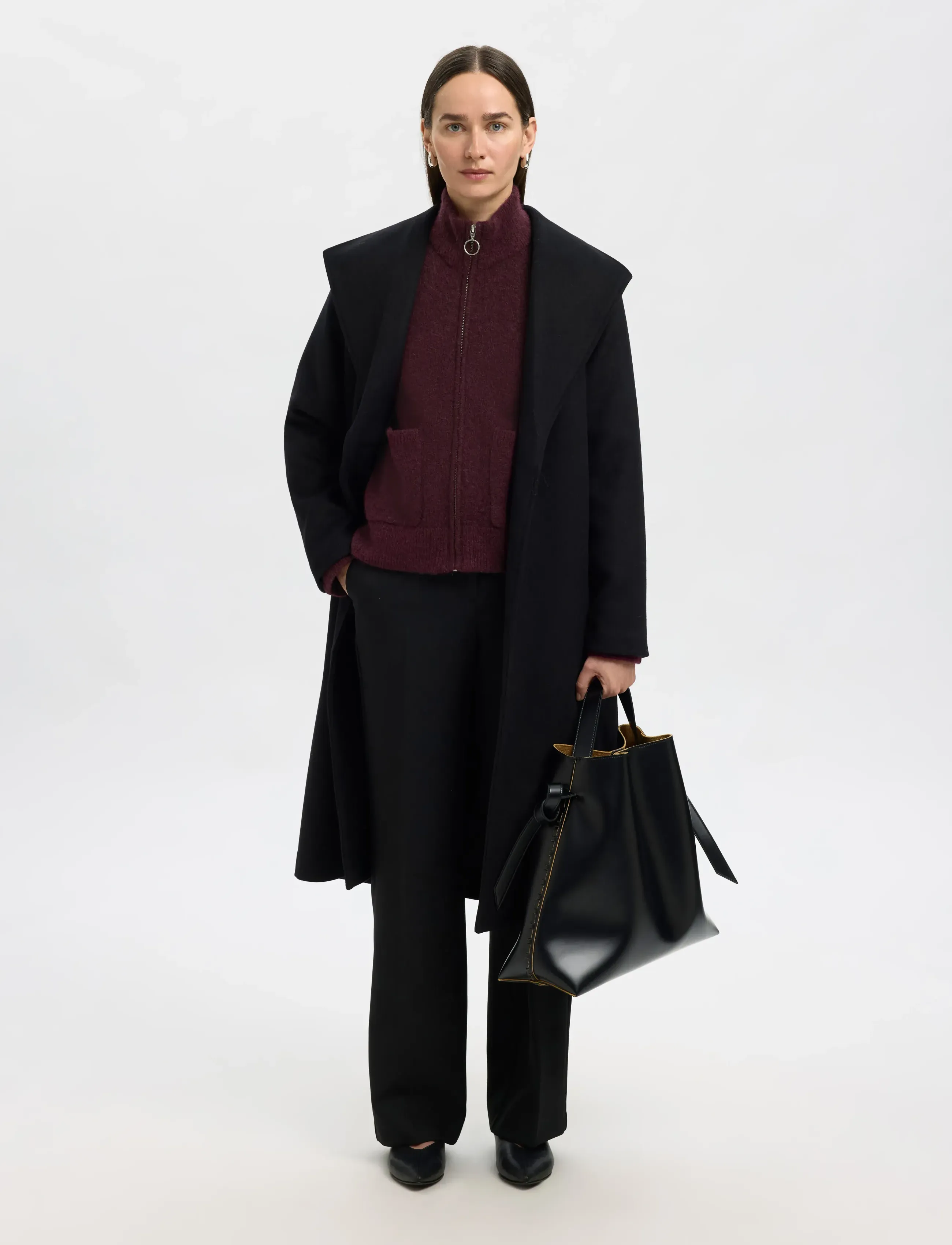 Selected - SLWSIA RAS LS KNIT ZIPPER CARDIGAN NOOS - gilets - fig - 3