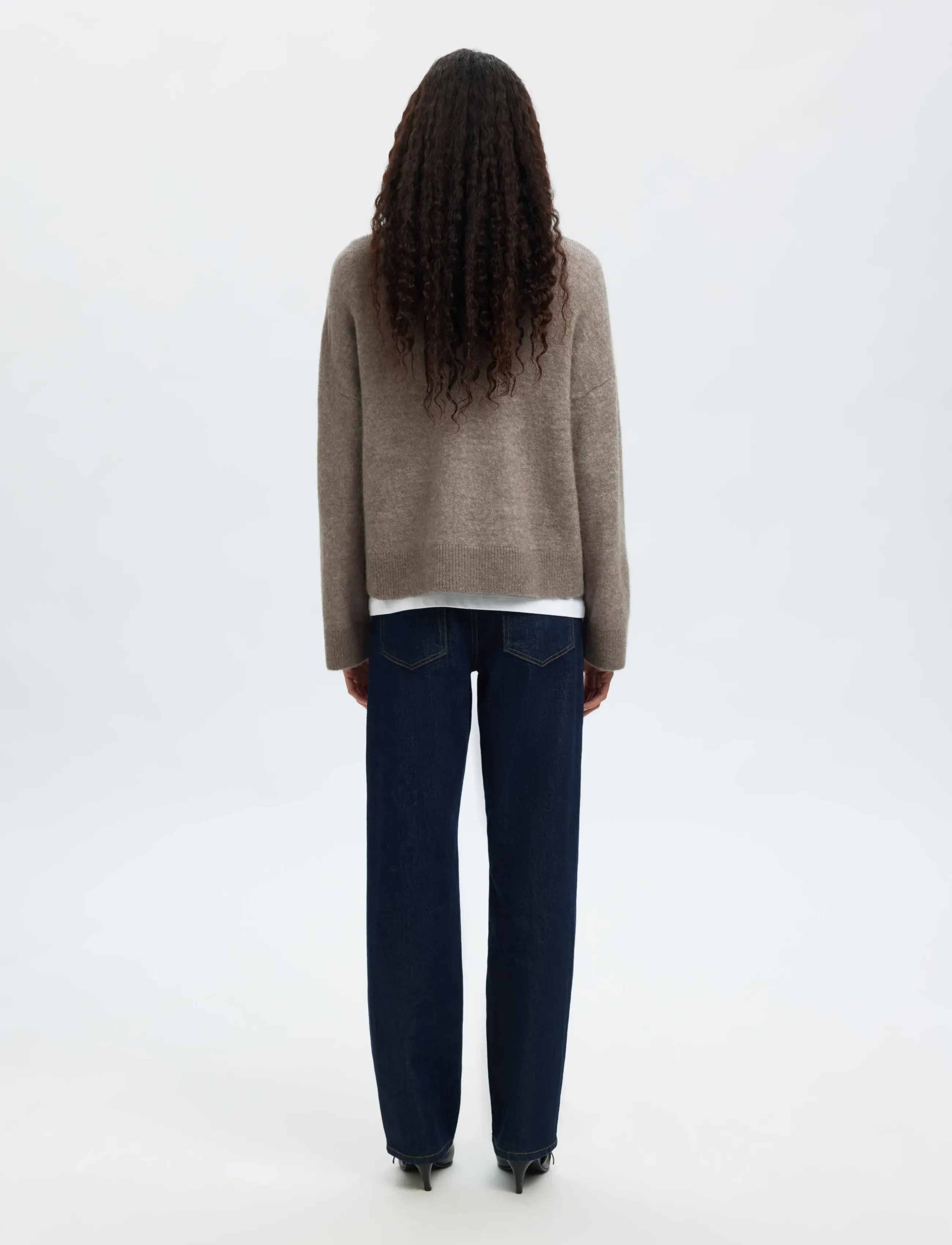 Selected - SLWSIA RAS LS KNIT ZIPPER CARDIGAN NOOS - cardigans - steel gray - 2