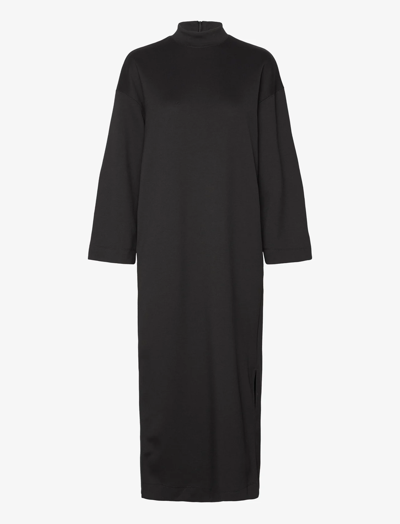 Selected Femme - SLFJANE LS ANKLE DRESS - sweatshirtkjoler - black - 0
