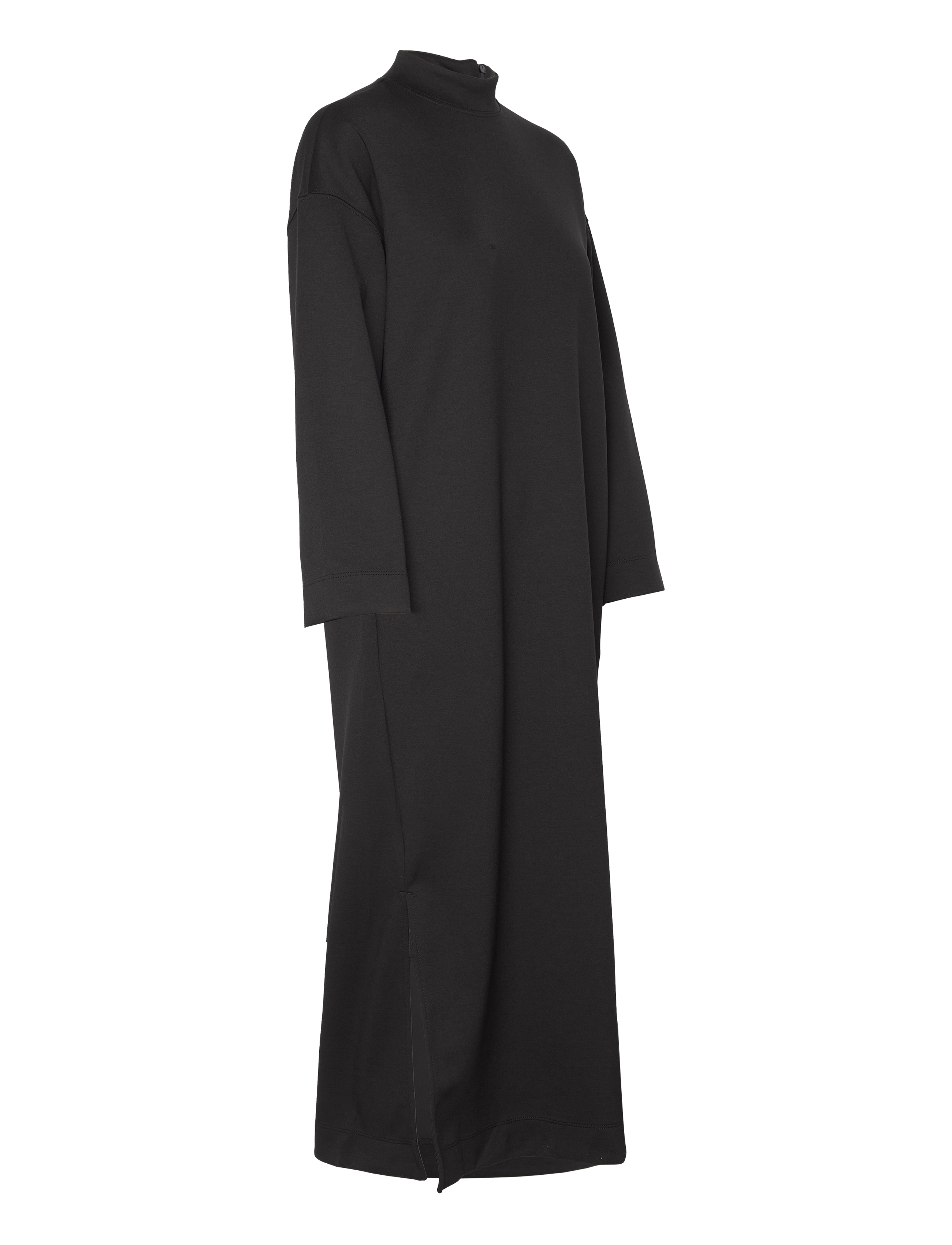 Selected - SLFJANE LS ANKLE DRESS - midi-kleider - black - 3