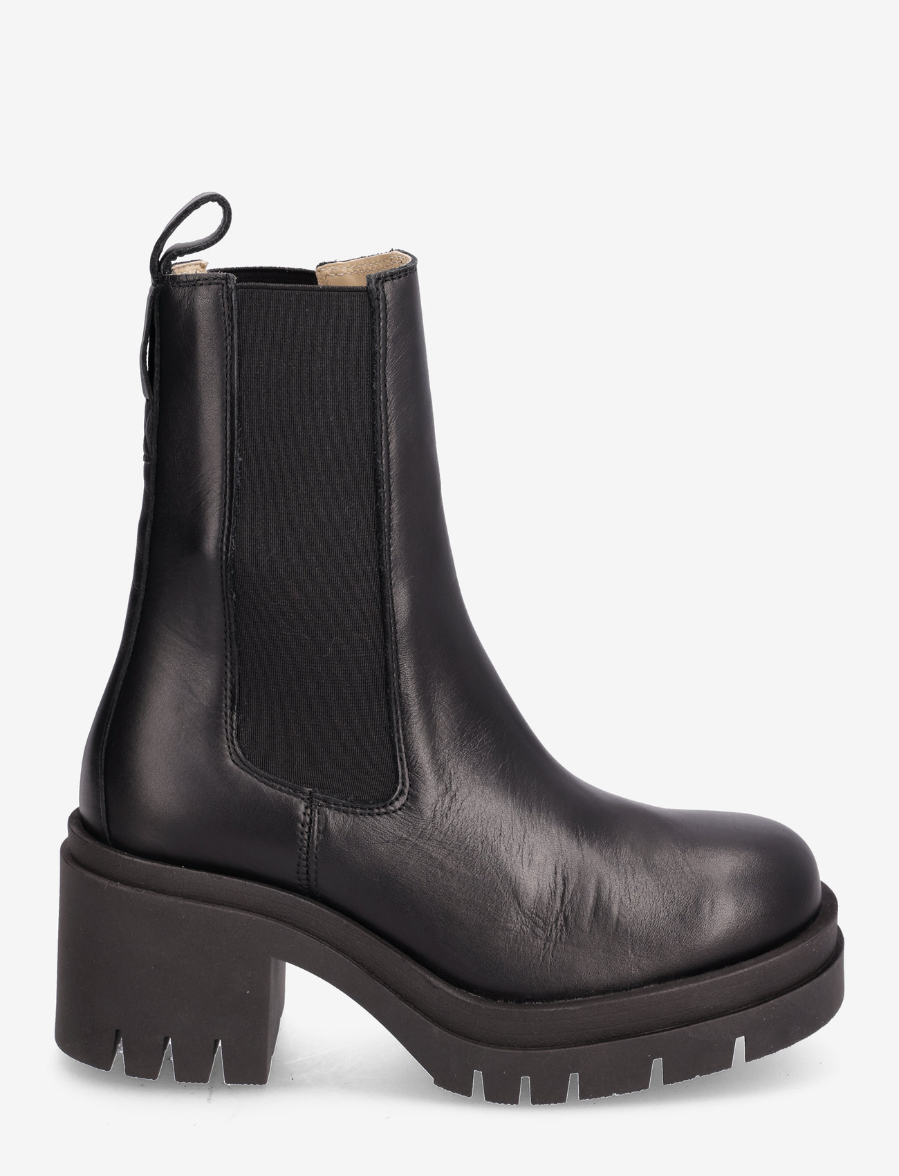 Selected Femme - SLFSAGE LEATHER HIGH HEEL CHELSEA BOOT - chelsea boots - black - 1