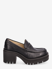Selected Femme - SLFSAGE LEATHER HIGH HEEL PENNY LOAFER - loafer mit absatz - black - 1