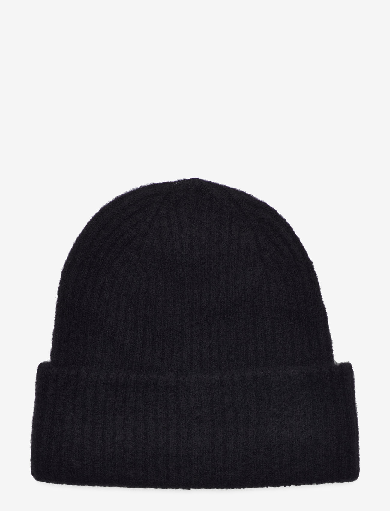 Selected - SLFMALINE LANO KNIT BEANIE NOOS - black - 1