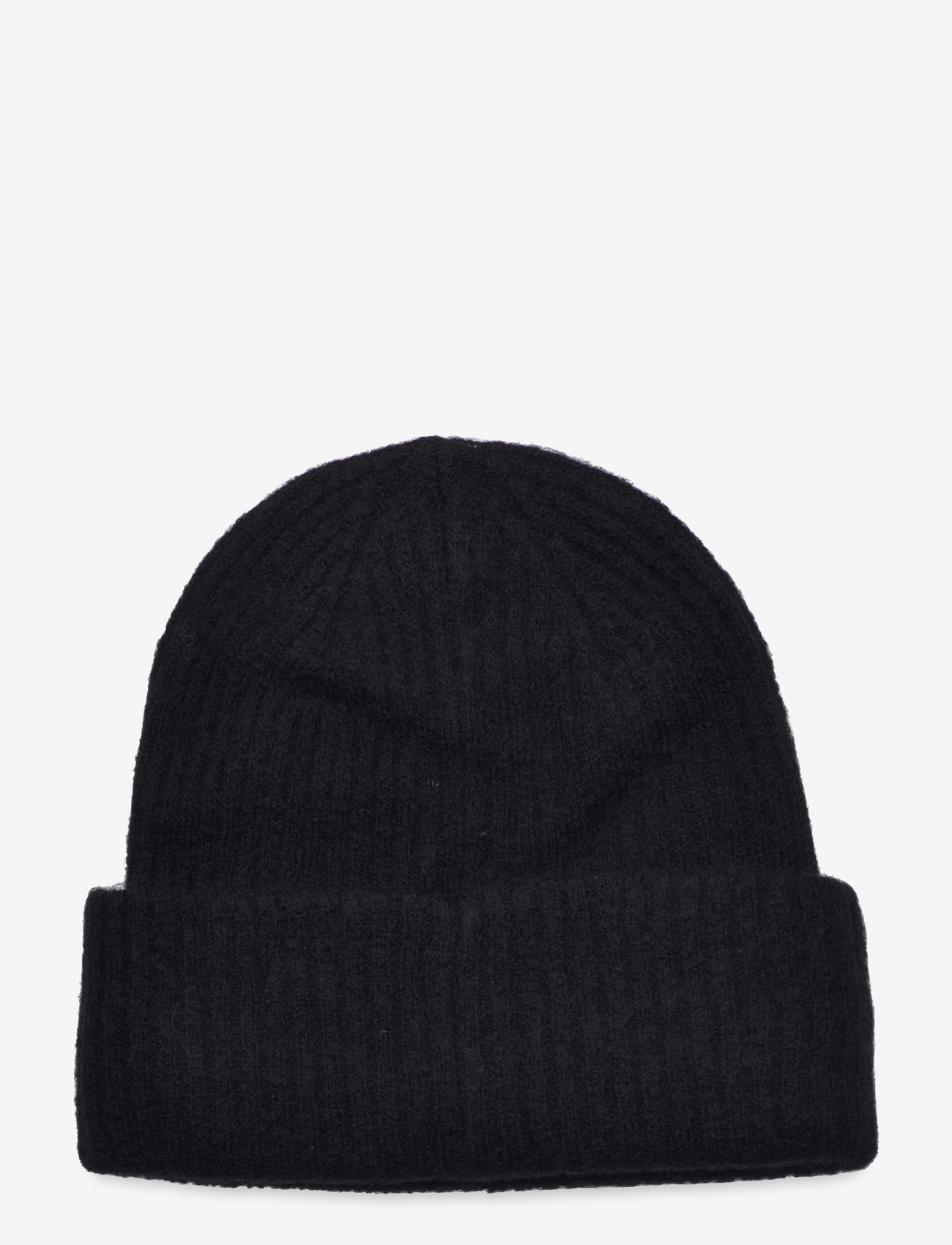 Selected - SLFMALINE LANO KNIT BEANIE NOOS - black - 2