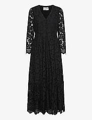 Selected Femme - SLFTARA LS ANKLE LACE DRESS B - sukienki letnie - black - 0