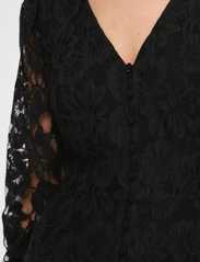 Selected Femme - SLFTARA LS ANKLE LACE DRESS B - sommerkjoler - black - 6
