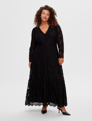 Selected Femme - SLFTARA LS ANKLE LACE DRESS B - vasaras kleitas - black - 7