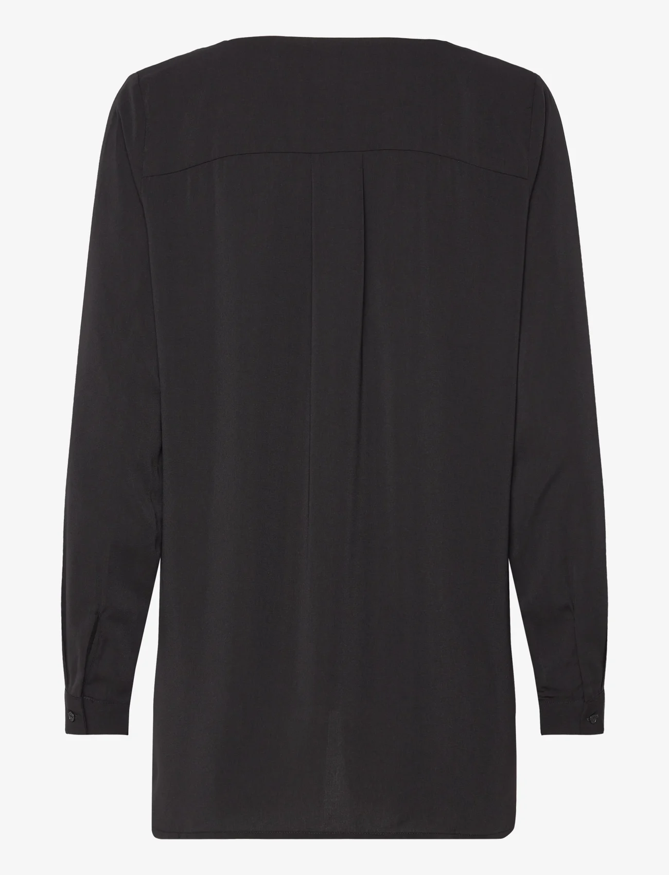 Selected Femme - SLFSIMONE-DYNELLA LS SHIRT O - blouses met lange mouwen - black - 1