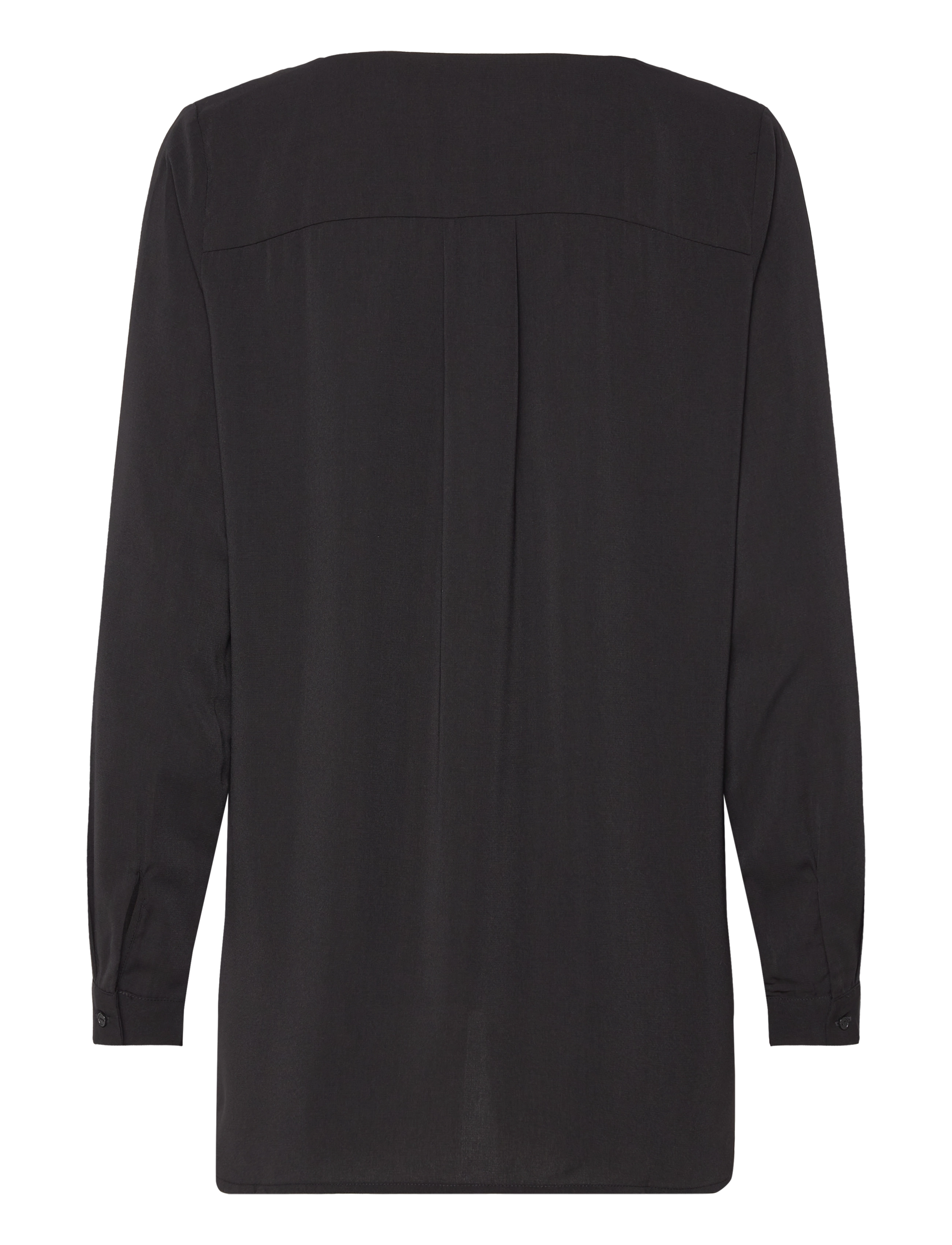 Selected - SLFSIMONE-DYNELLA LS SHIRT O - langærmede bluser - black - 1
