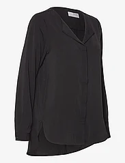 Selected Femme - SLFSIMONE-DYNELLA LS SHIRT O - long sleeved blouses - black - 2