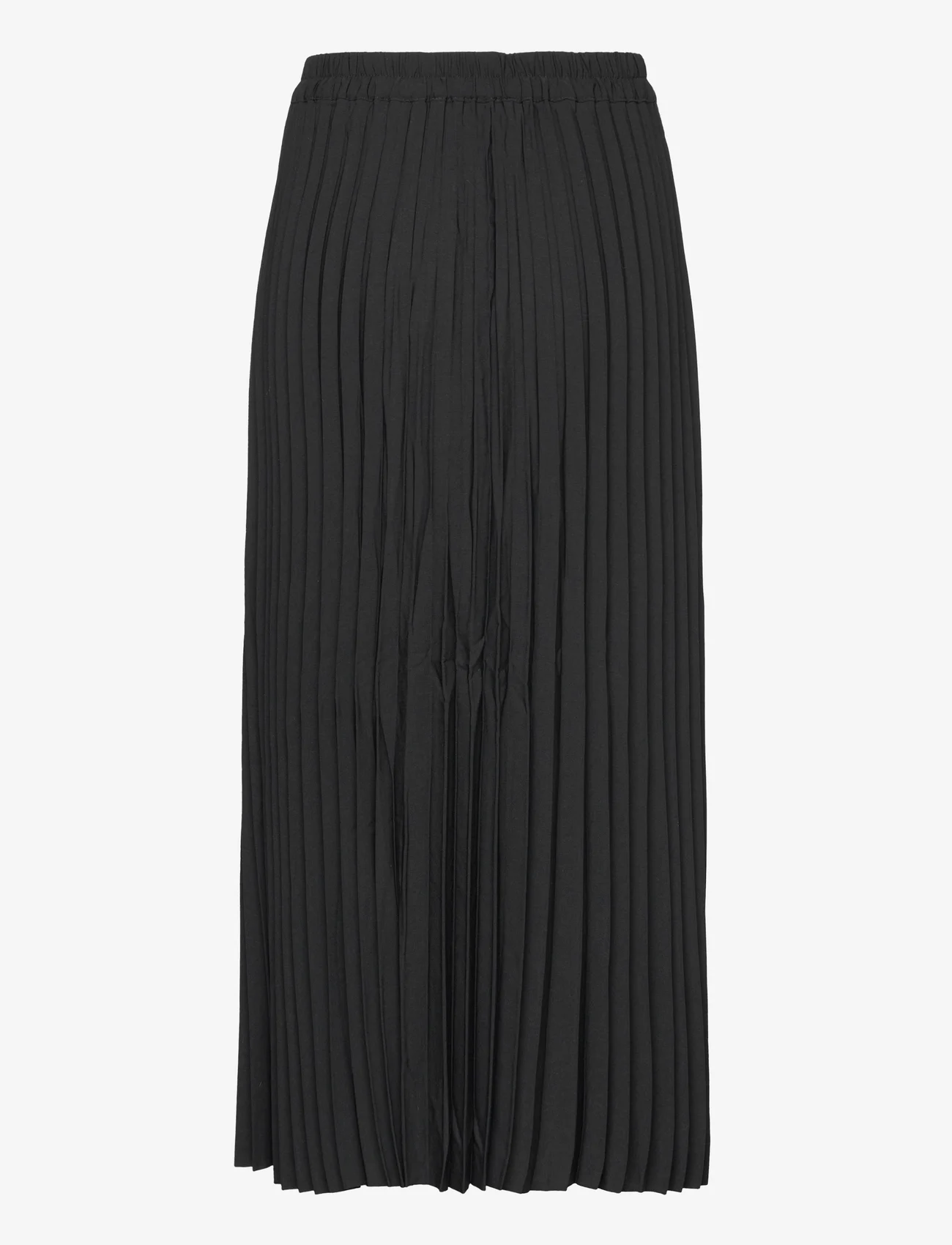 Selected Femme - SLFALICE-ALEXIS MW MIDI PLISSE SKIRT - midi kjolar - black - 1