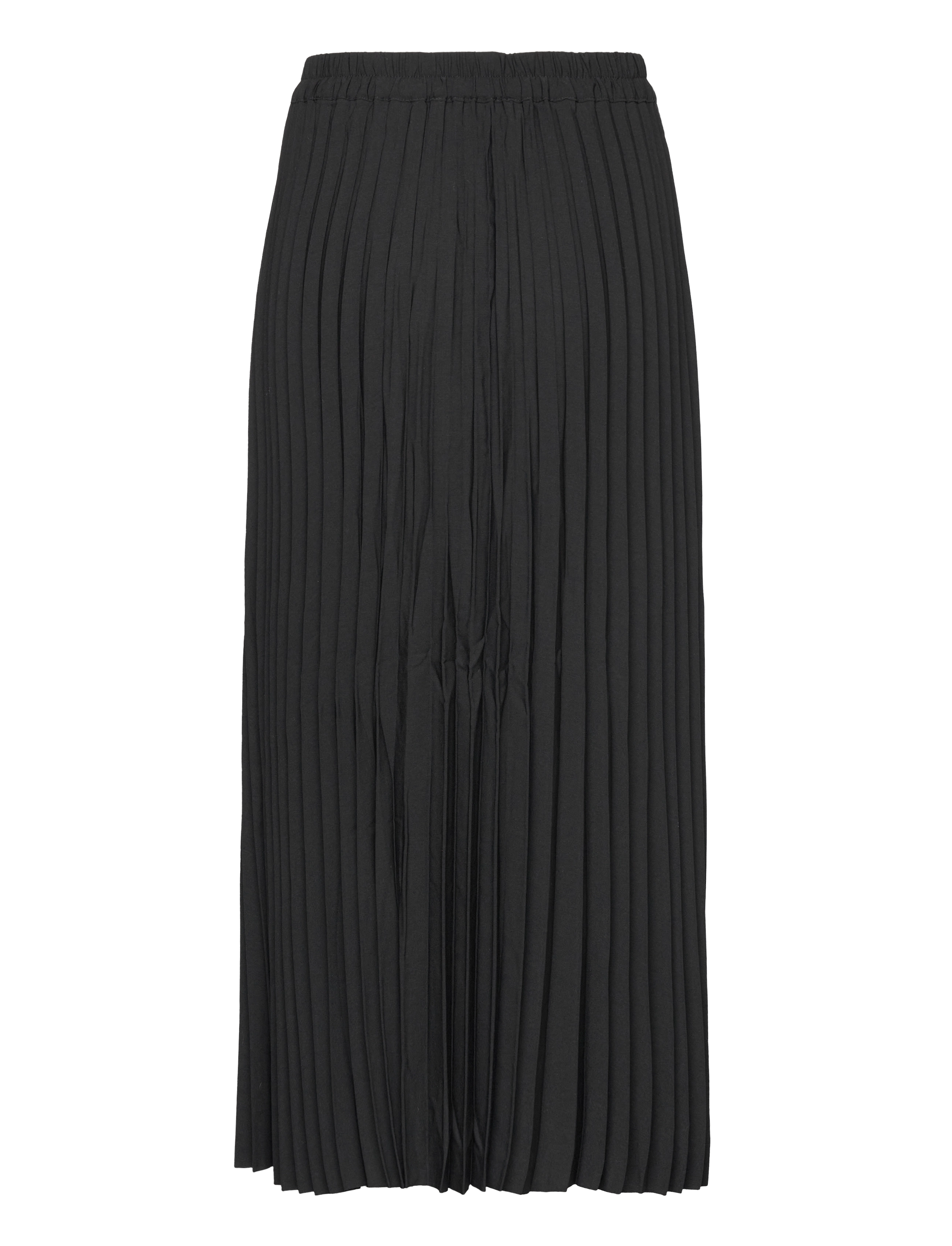 Selected Femme - SLFALICE-ALEXIS MW MIDI PLISSE SKIRT - black - 1