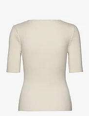 Selected Femme - SLFJAMINA 2/4 KNIT EX - t-shirts - birch - 1