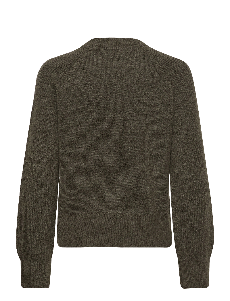 Selected - SLFRENA LS KNIT O-NECK CAMP - pullover - kalamata - 1