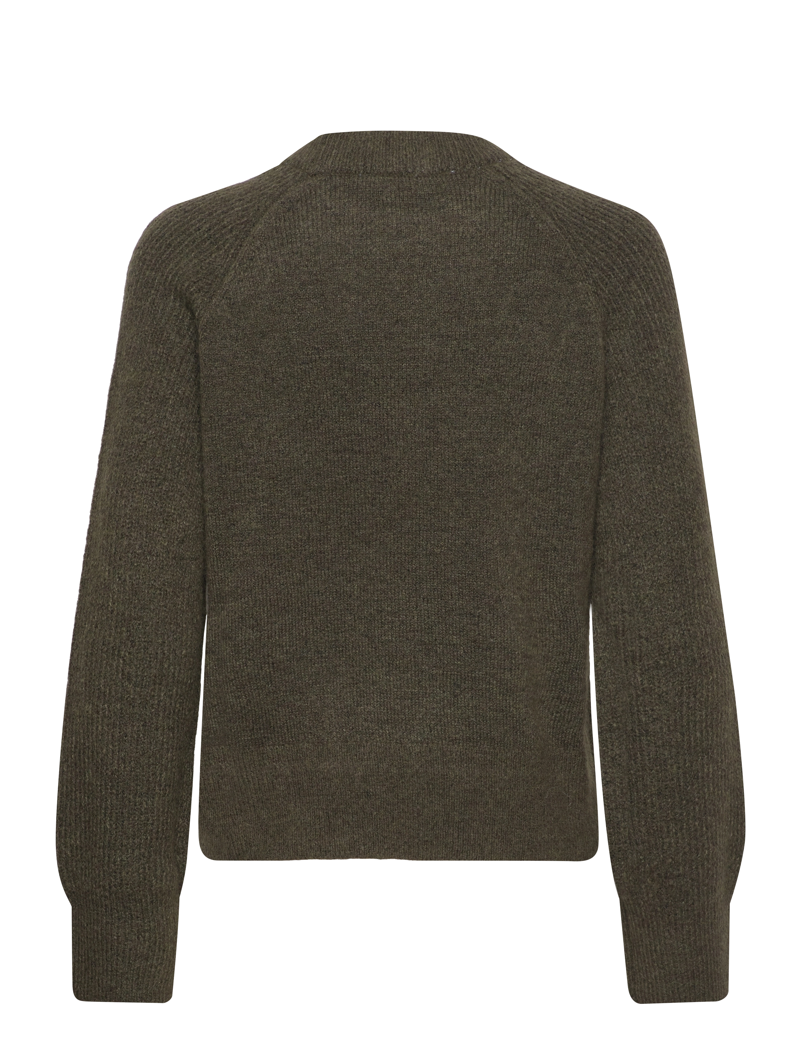 Selected - SLFRENA LS KNIT O-NECK CAMP - pullover - kalamata - 1