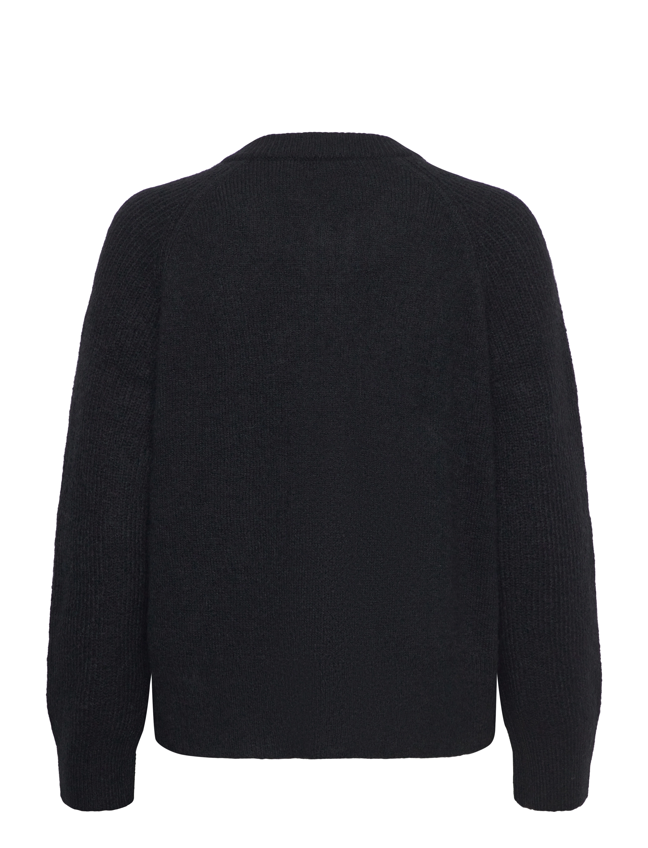 Selected - SLFRENA LS KNIT CARDIGAN CAMP - gilets - black - 1