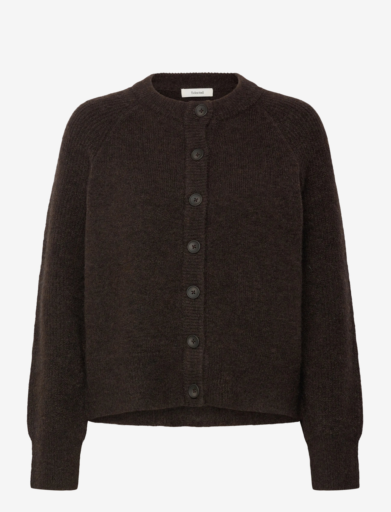 Selected - SLFRENA LS KNIT CARDIGAN CAMP - koftor - delicioso - 0