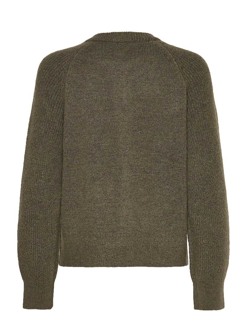 Selected - SLFRENA LS KNIT CARDIGAN CAMP - cardigans - kalamata - 1