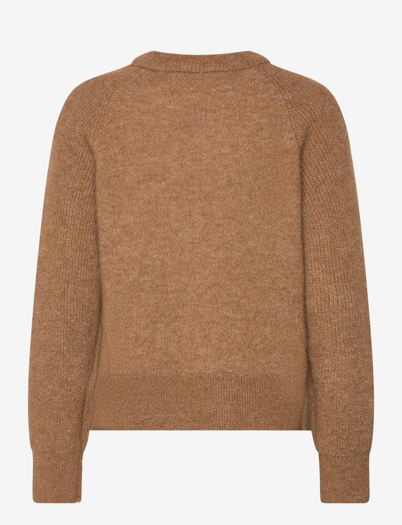 Selected - SLFRENA LS KNIT CARDIGAN CAMP - koftor - toasted coconut - 1