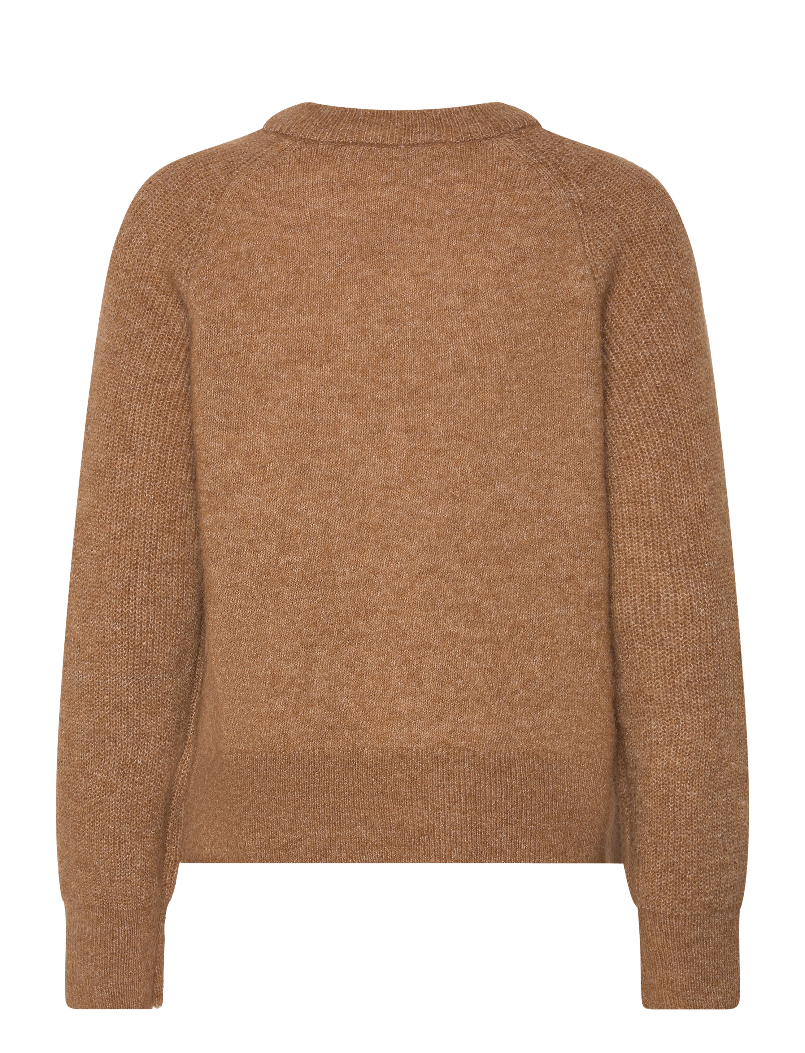 Selected - SLFRENA LS KNIT CARDIGAN CAMP - cardigans - toasted coconut - 1
