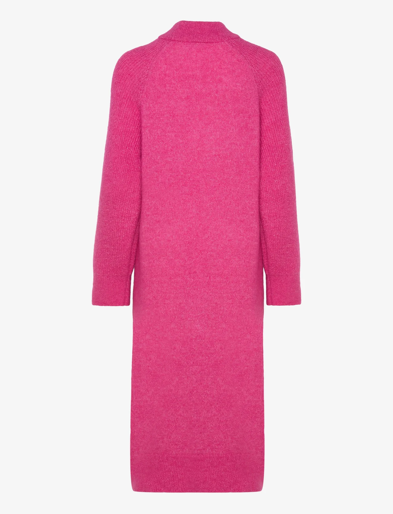 Selected Femme - SLFRENA LS HIGH NECK KNIT DRESS CAMP - strikkede kjoler - fuchsia purple - 1