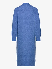 Selected Femme - SLFRENA LS HIGH NECK KNIT DRESS CAMP - stickade klänningar - nebulas blue - 1