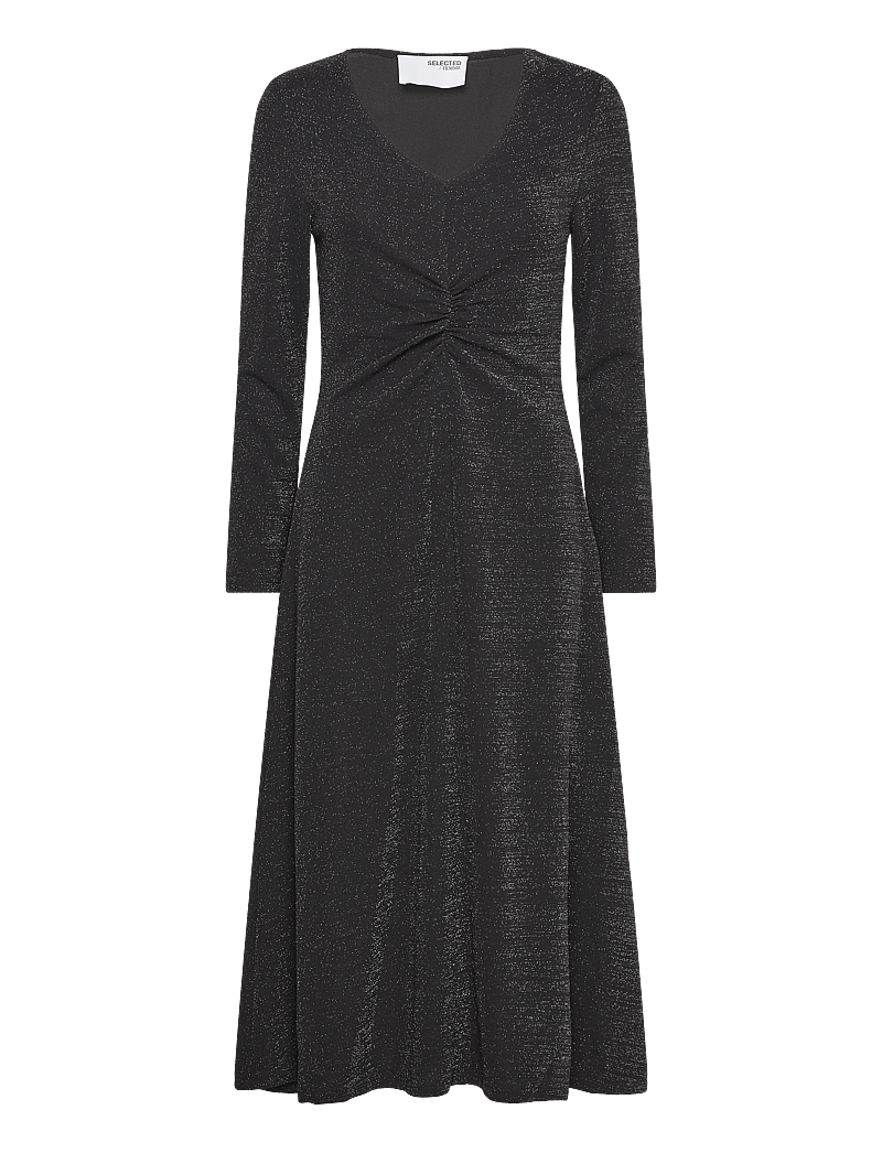 Selected Slfrue Ls Midi Glitter Dress โ midi dresses โ shop at