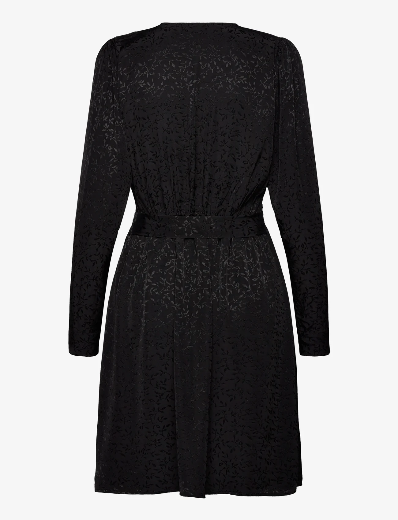 Selected Femme - SLFCELESTE LS SHORT DRESS B - proginės suknelės - black - 1