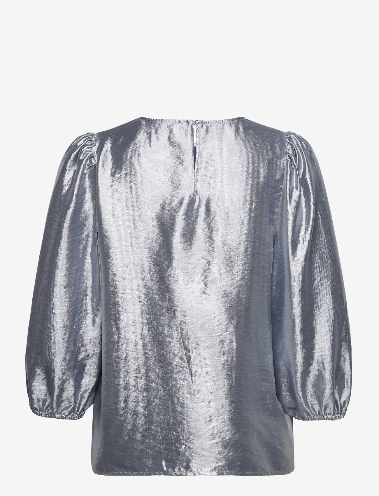 Selected - SLFSILVA 3/4 TOP B - langärmlige blusen - silver - 1