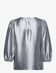 Selected Femme - SLFSILVA 3/4 TOP B - blouses met lange mouwen - silver - 1