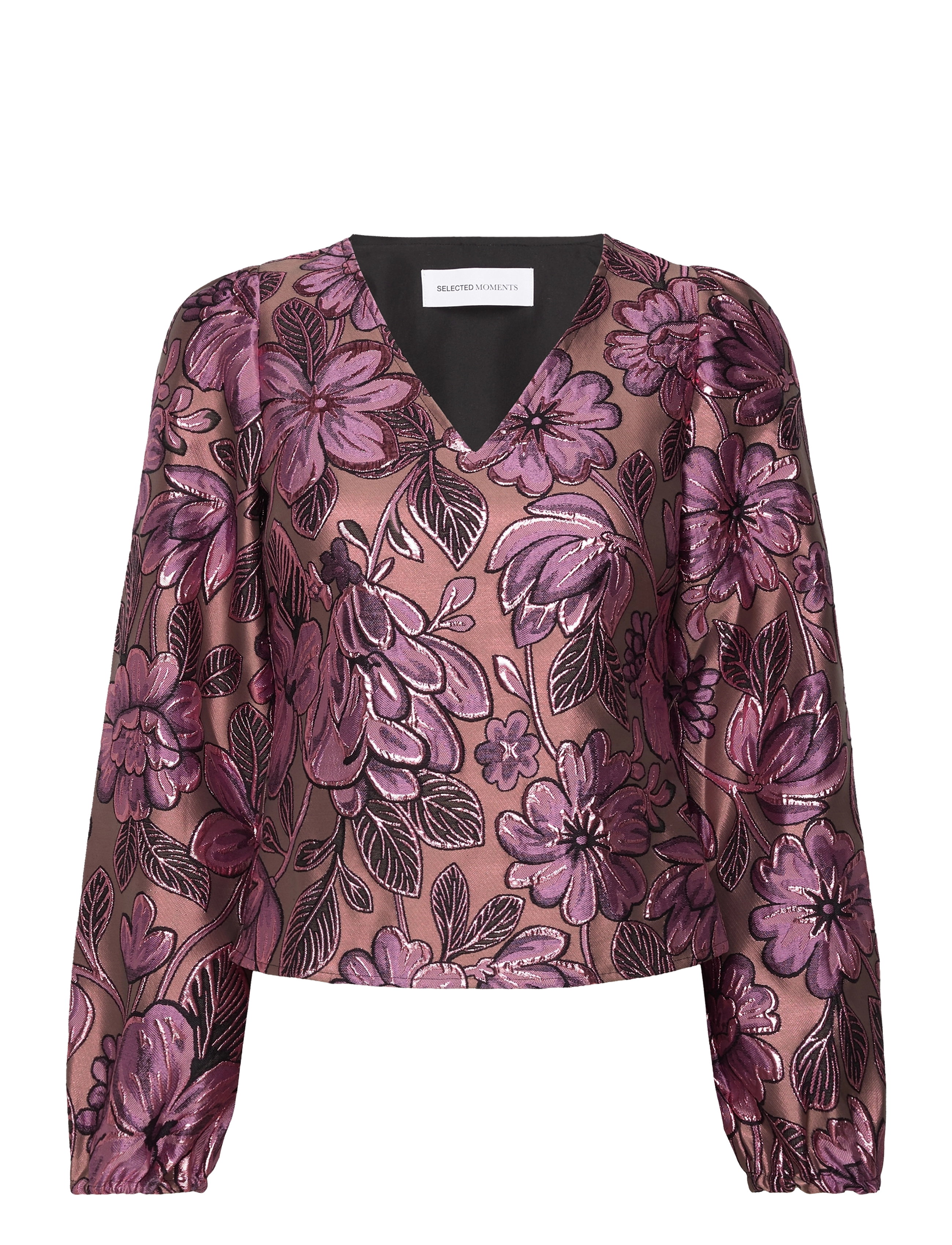SELECTED Slfpaula Pink Lavender Ls Oberteil B Pink - 34 - Damen