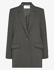 Selected Femme - SLFRITA LS RELAXED BLAZER DGM NOOS - feestelijke kleding voor outlet-prijzen - dark grey melange - 0
