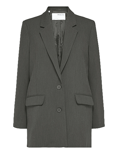 Slwrita Ls Relaxed Blazer Dgm Noos - Enkeltradede Blazere