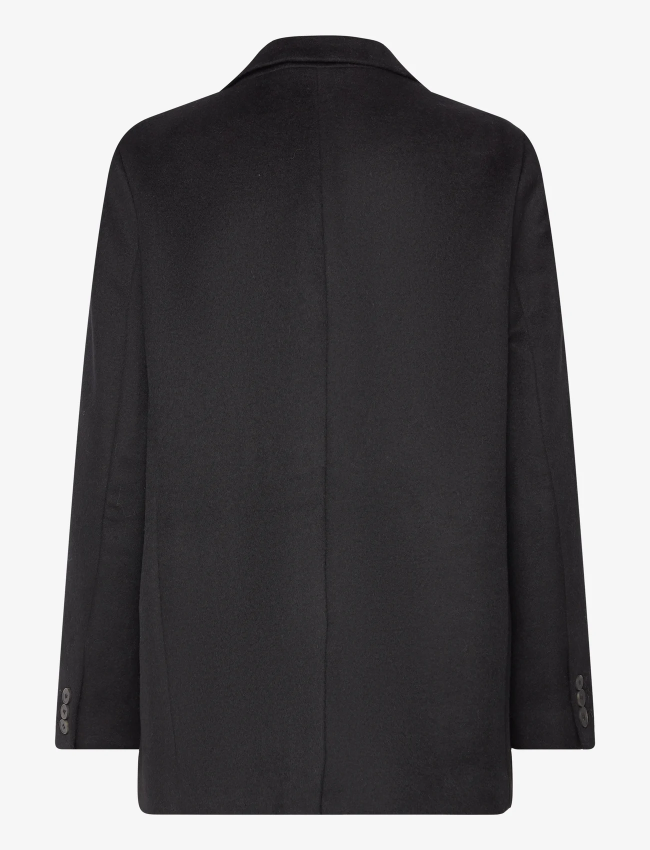 Selected Femme - SLFSASJA WOOL BLAZER B - ballīšu apģērbs par outlet cenām - black - 1