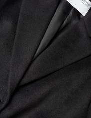 Selected Femme - SLFSASJA WOOL BLAZER B - ballīšu apģērbs par outlet cenām - black - 2