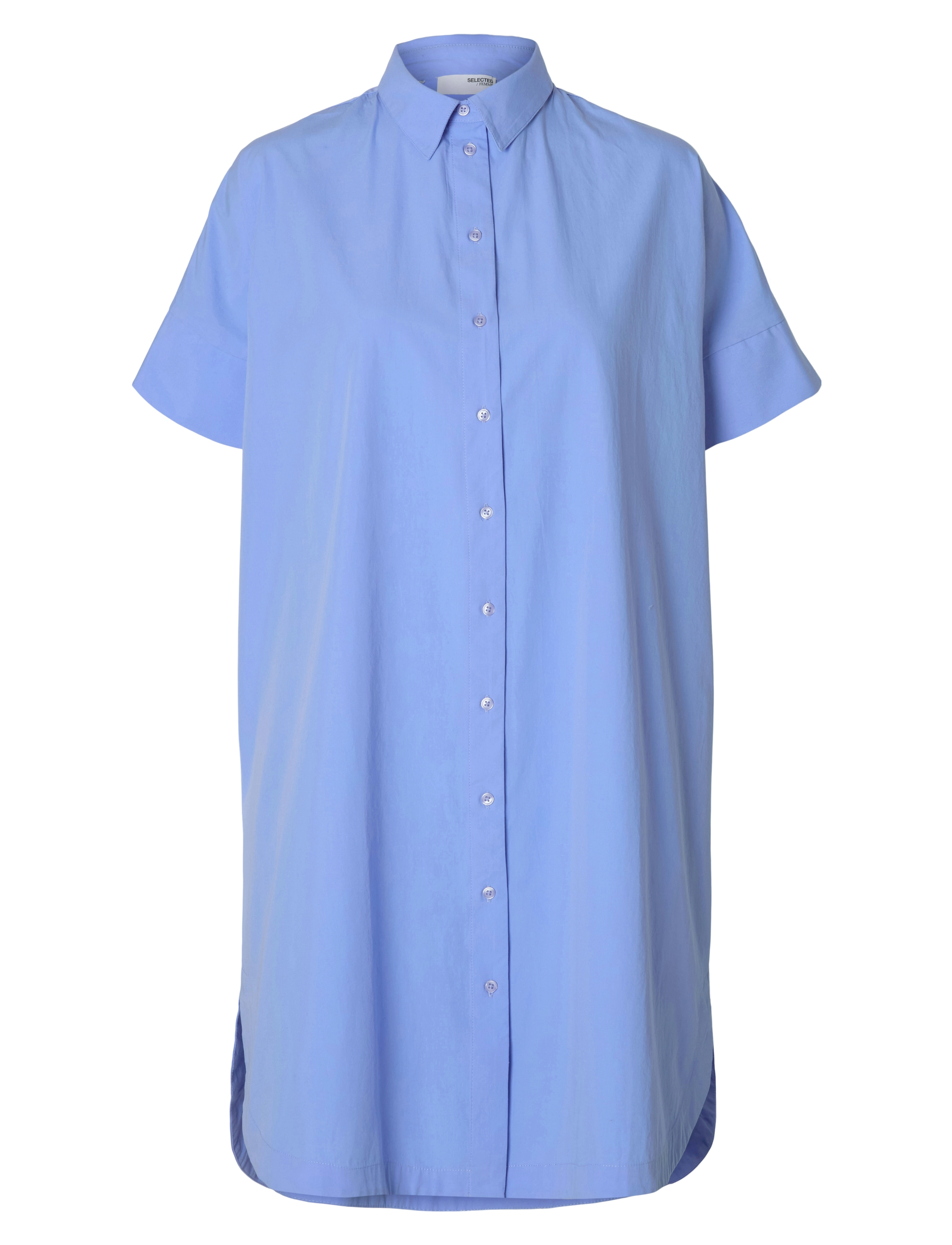 Selected SLFBLAIR 2/4 SHORT SHIRT DRESS NOOS - Jurken - CORNFLOWER BLUE / blue