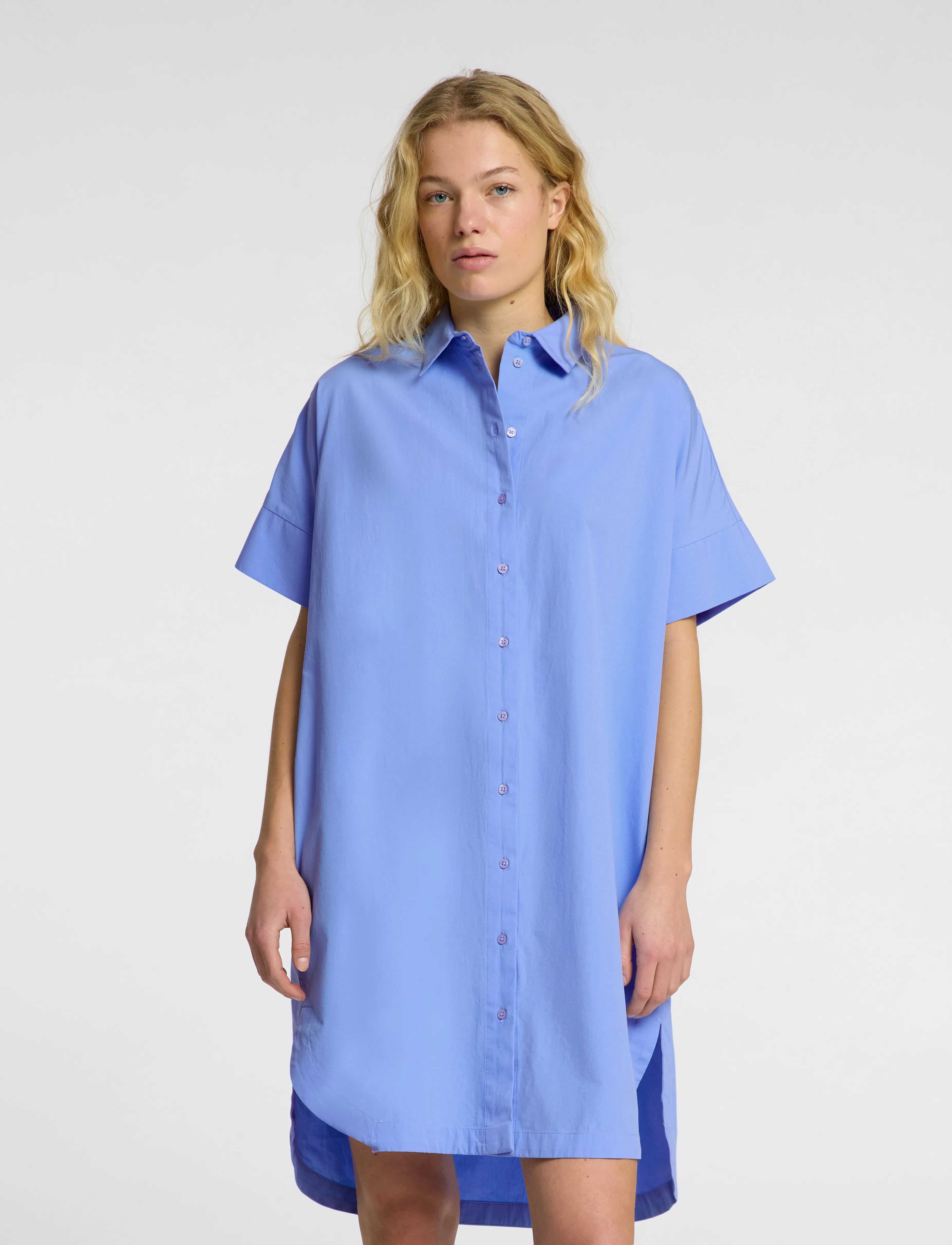 Selected SLFBLAIR 2/4 SHORT SHIRT DRESS NOOS - Minikleidid - CORNFLOWER BLUE / blue