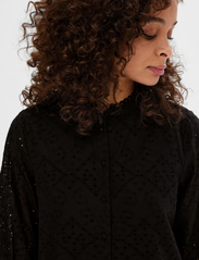 Selected Femme - SLFTATIANA LS SHORT EMBR DRESS NOOS - minikleidid - black - 3