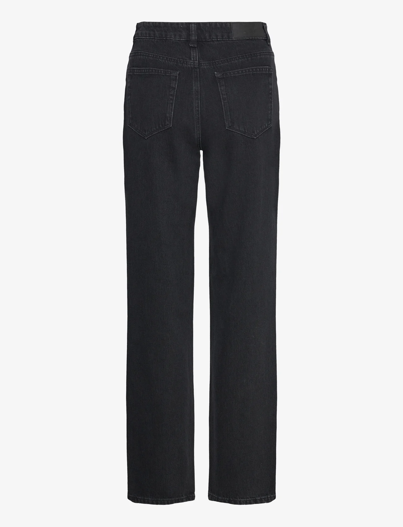 Selected Femme - SLFKATE-MARLEY HW BLACK STR POCKET JEANS - raka jeans - black denim - 1
