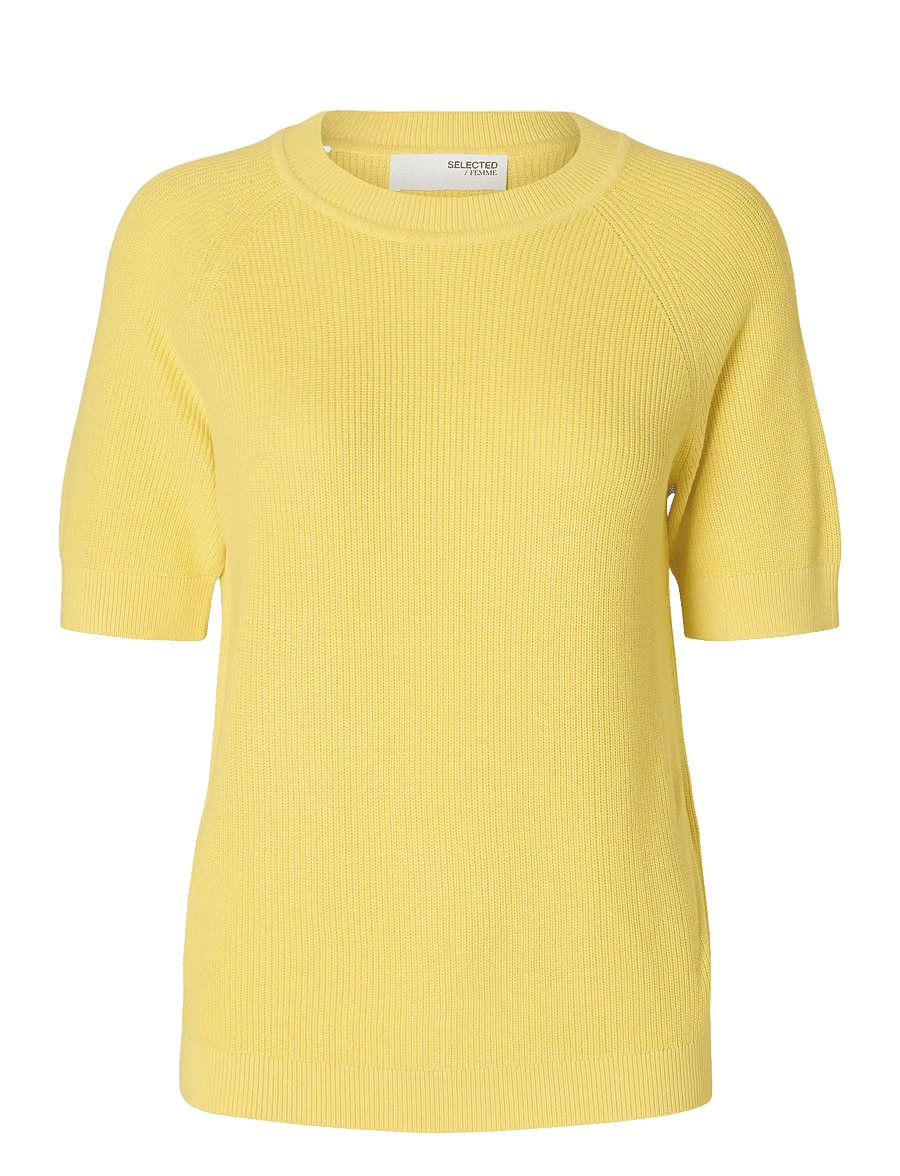 Selected - SLFELINNA NEW SS KNIT TOP NOOS - pullover - sundress - 1