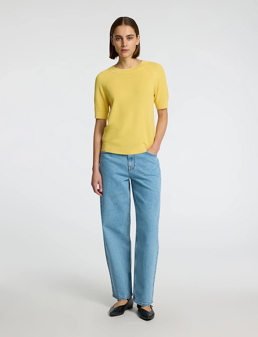 Selected - SLFELINNA NEW SS KNIT TOP NOOS - pullover - sundress - 3