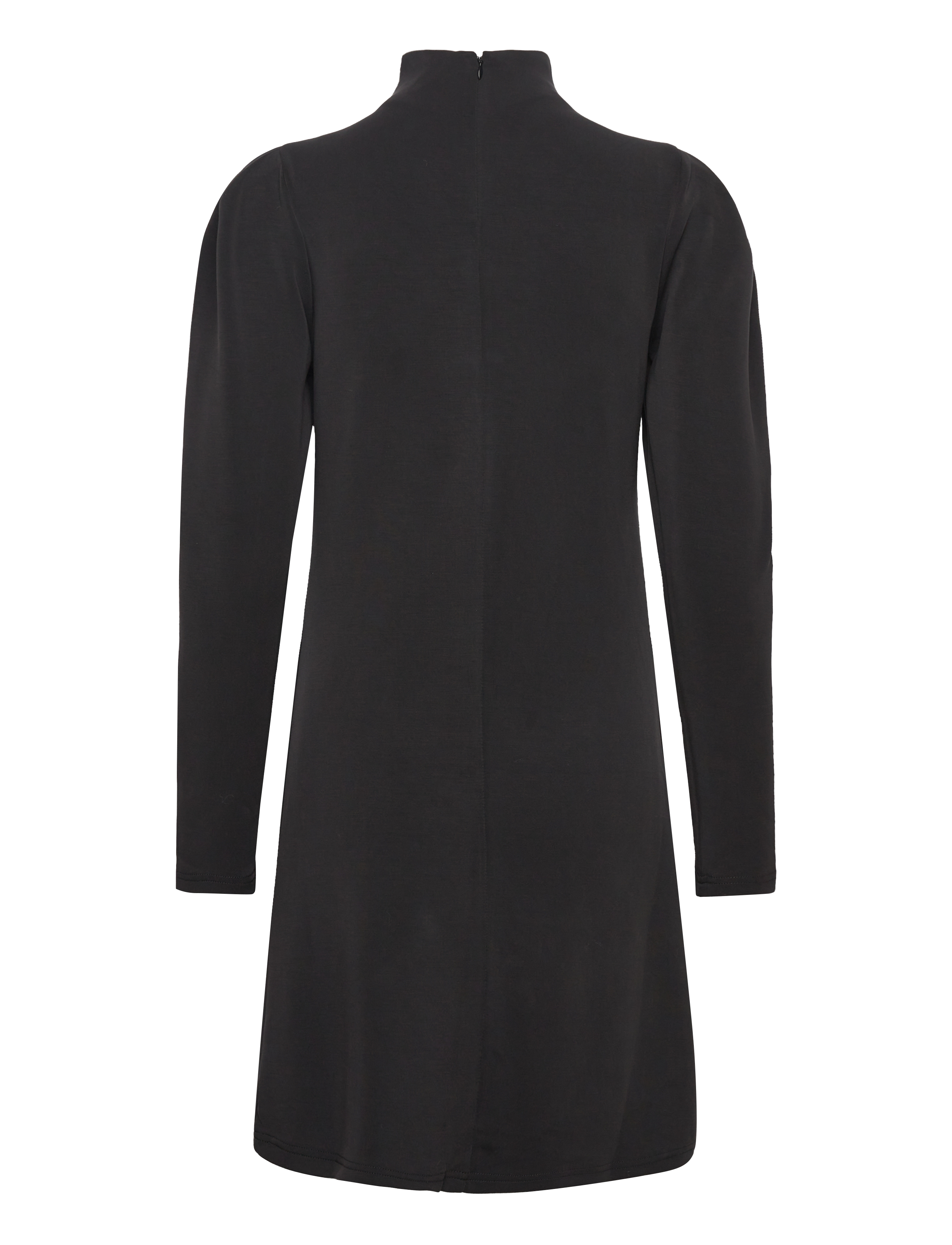 Selected - SLFFENJA LS SHORT DRESS - kurze kleider - black - 2