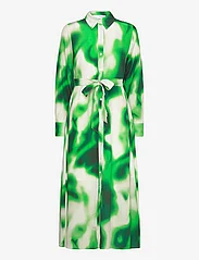Selected Femme - SLFCLAUDINE LS ANKLE SHIRT DRESS B - skjortekjoler - classic green - 0