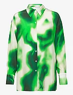 SLFCLAUDINE LS SHIRT B - CLASSIC GREEN